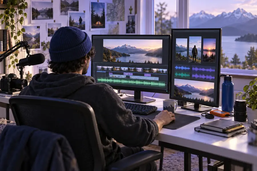 YouTube video workflow created with Deevid